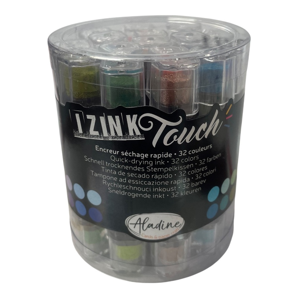 Aladine IZINK TOUCH 32 Color Quick Dry Ink 19599